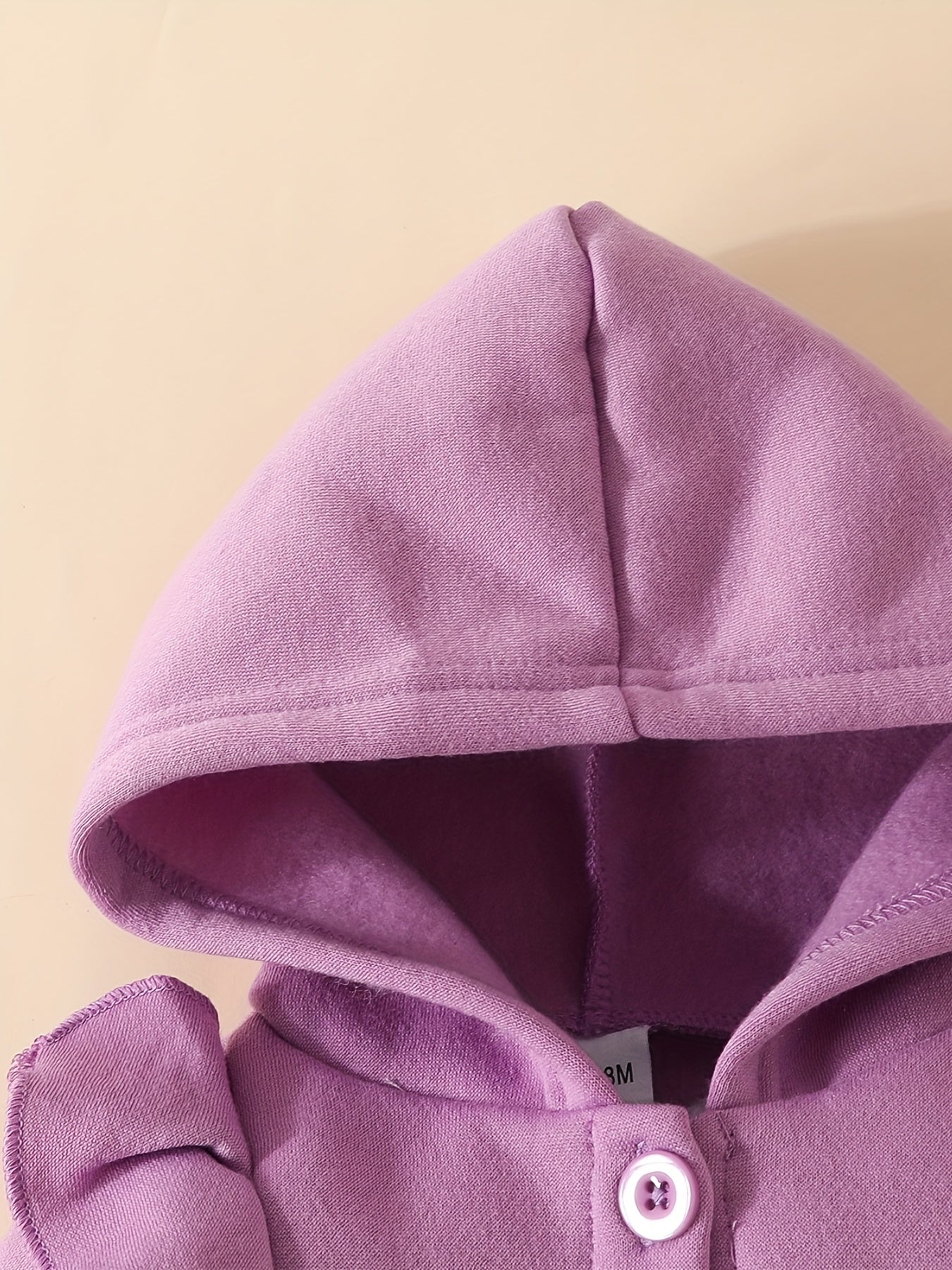 [Charming Coat] Red Fleece-Lined Hooded Coat | Charming Girls' Casual Button-Up, Long Sleeve Outerwear for Fall/Winter | Polyester & Spandex Blend, Non-Stretch Fabric